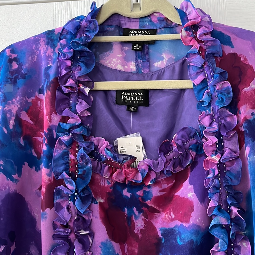 NWT camisole and jacket set by Adriana Pappel - Picture 2 of 15